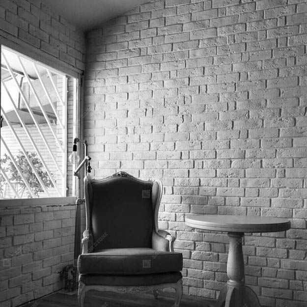 Antique white brick